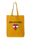 Central African Republic Soccer Tote Bag — Arched National Crest | NYC Factory