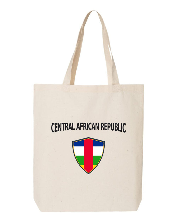 Central African Republic Soccer Tote Bag — Arched National Crest | NYC Factory