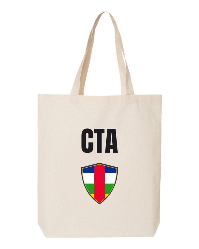 Central African Republic Soccer Tote Bag — National Crest Badge | NYC Factory