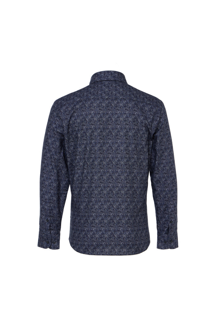 Chain Geo Print Shirt