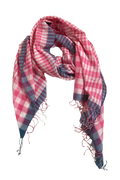 CHECKED COTTON STOLE