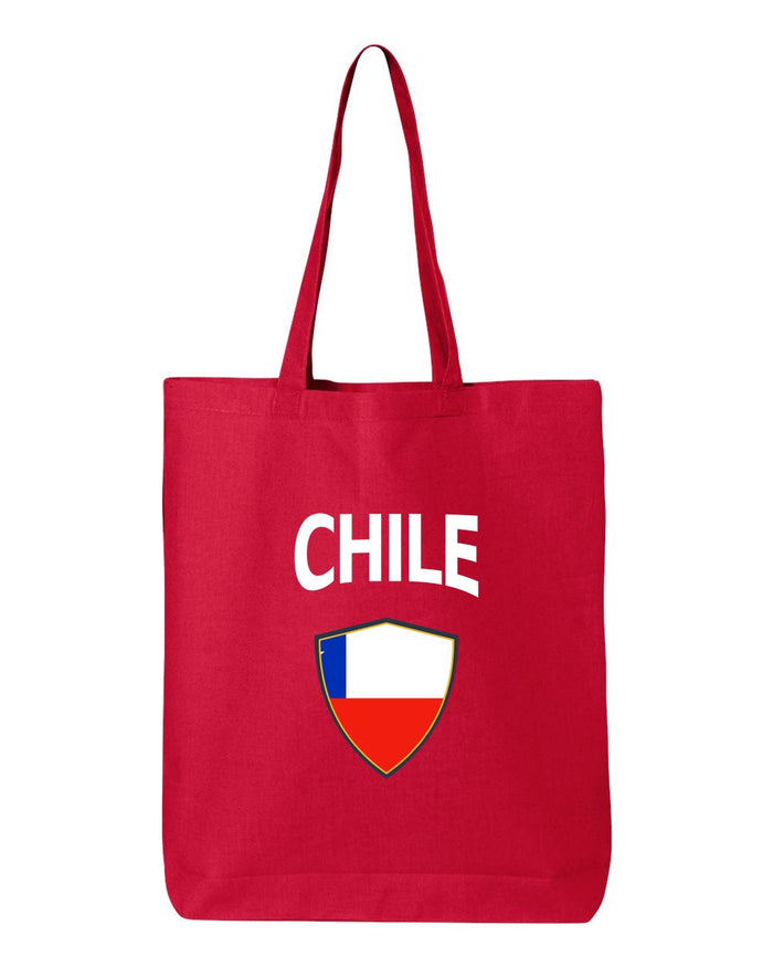 Chile Soccer Tote Bag — Arched National Crest | NYC Factory