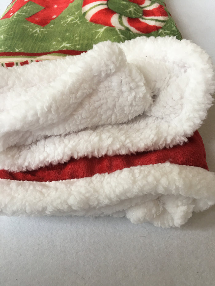 Christmas Debbie Mum Santa Ho Ho Ho Festive Throw or Wall Hanging
