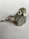 Christmas Glittered Sisal Chickadee