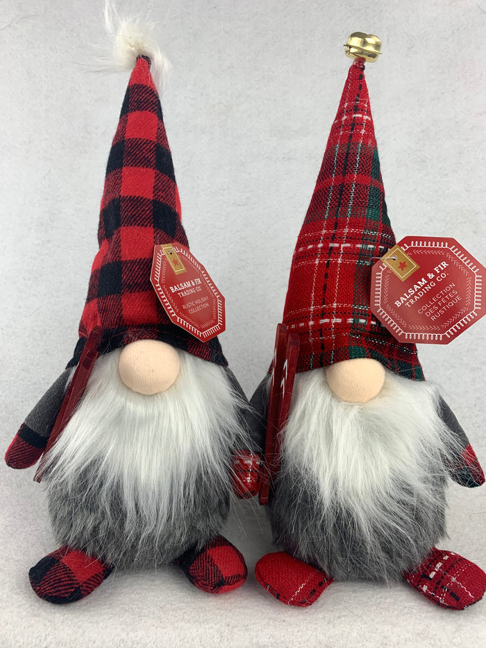 Christmas Medium Gnome Holding Skies