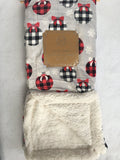 Christmas Ornaments Luxury Plush Throw