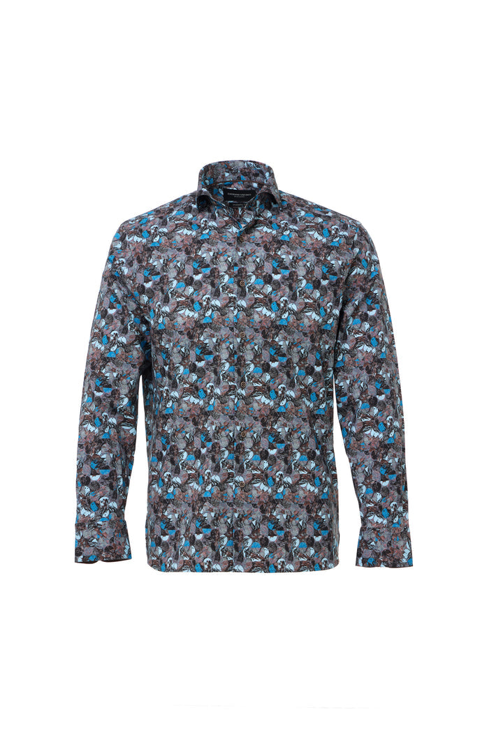 Circle Splash Button Down Shirt