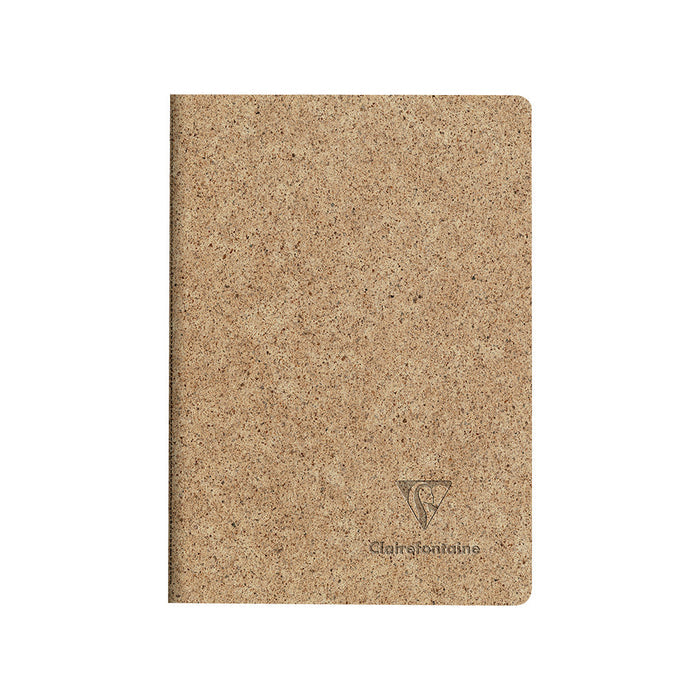 Clairefontaine Cocoa Stapled Notebook A6 by Clairefontaine at Cult Pens