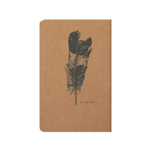 Clairefontaine Flying Spirit Notebook Kraft Cover 110x170 by Clairefontaine at Cult Pens