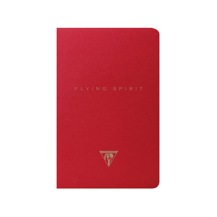 Clairefontaine Flying Spirit Notebook Red 110 x 170 Lined by Clairefontaine at Cult Pens