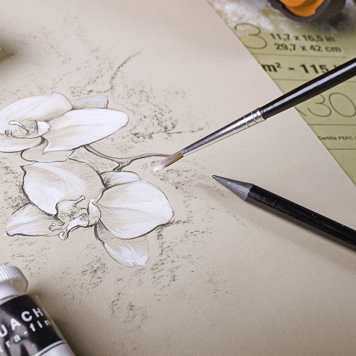 Clairefontaine Paint On Kraft Glued Pad A4 by Clairefontaine at Cult Pens