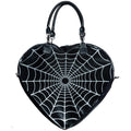 Cobweb Sparkle Heart Bag