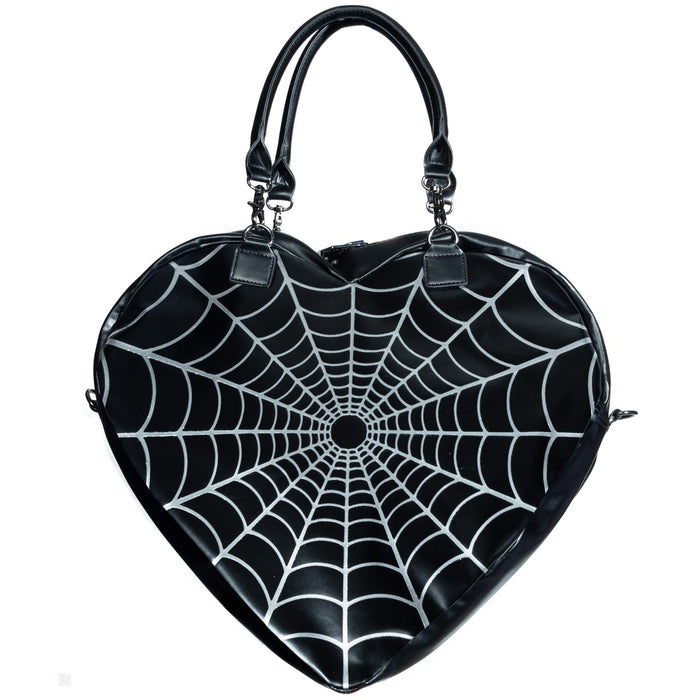 Cobweb Sparkle Heart Bag