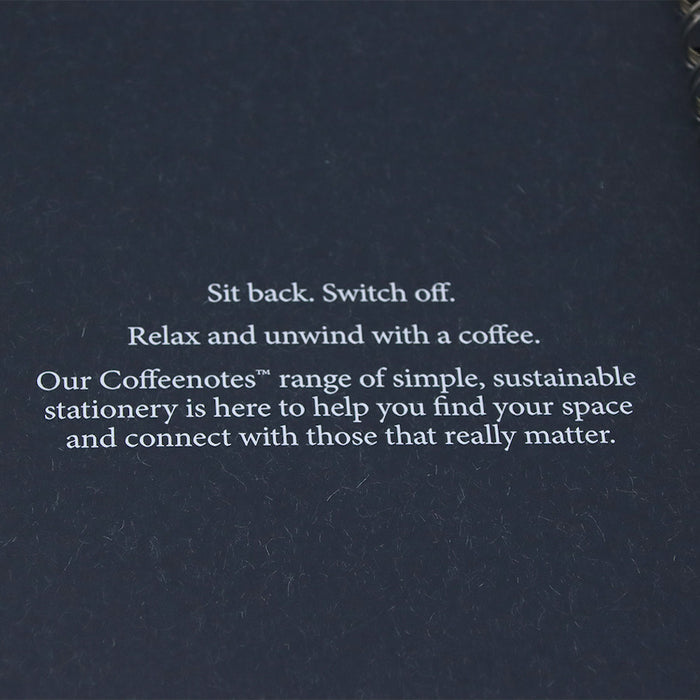 Coffeenotes Medio Wiro Notebook Navy Wool by Coffeenotes at Cult Pens