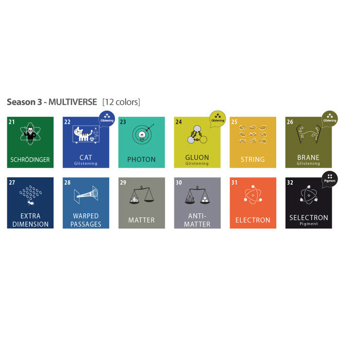 Colorverse Multiverse 5ml Ink Set of 3 by Colorverse at Cult Pens