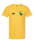 Comoros Soccer Tee — Retro National Crest | NYC Factory