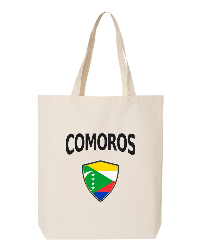 Comoros Soccer Tote Bag — Arched National Crest | NYC Factory