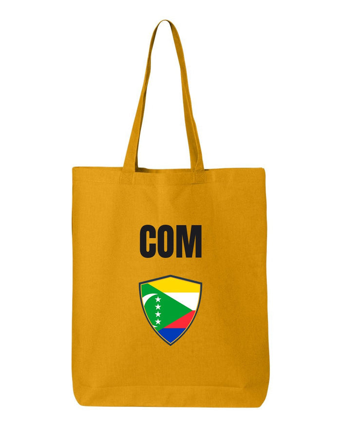 Comoros Soccer Tote Bag — National Crest Badge | NYC Factory