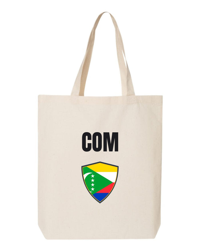 Comoros Soccer Tote Bag — National Crest Badge | NYC Factory