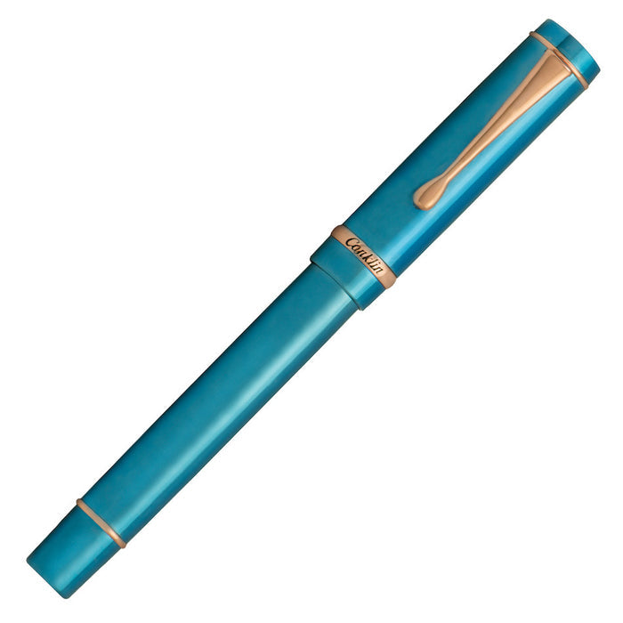 Conklin Duragraph Metal Fountain Pen PVD Blue by Conklin at Cult Pens