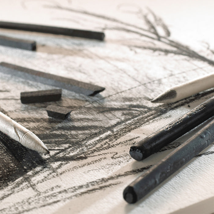 Conté à Paris Natural Charcoal Set of 5 Square by Conté à Paris at Cult Pens
