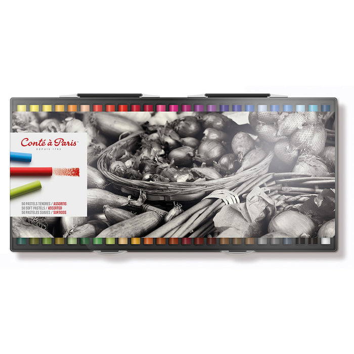 Conté à Paris Soft Pastel Set of 50 Assorted by Conté à Paris at Cult Pens
