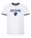 Cook Islands Arched Crest Soccer Ringer Tee — NYC Factory