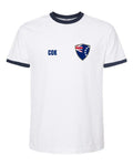 Cook Islands Soccer Ringer Tee — Retro National Crest | NYC Factory