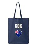 Cook Islands Soccer Tote Bag — National Crest Badge | NYC Factory