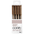 Copic MultiLiner Drawing Pen Set of 4 Brown by Copic at Cult Pens