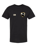 Corsica Soccer Tee — Retro National Crest | NYC Factory
