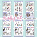 Crafty AF | 8 Page Weekly Kit | Choose your Skin Tone!