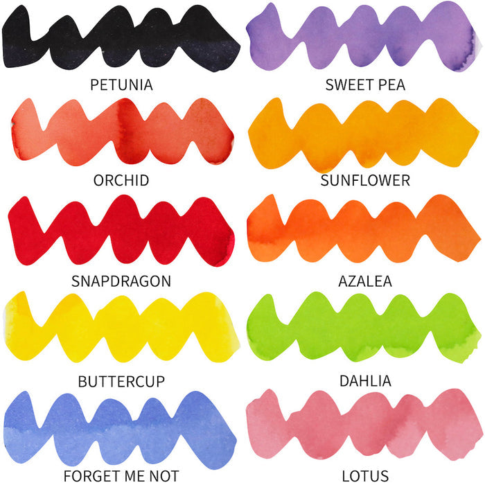 Cult Pens Exclusive Flower Inks by Diamine by Diamine at Cult Pens
