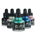 Daler-Rowney FW Artists Acrylic Ink 29.5ml Set of 6 Pearlescentink by Daler-Rowney at Cult Pens