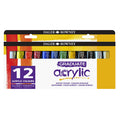 Daler-Rowney Graduate Acrylic Paint 22ml Set of 12 by Daler-Rowney at Cult Pens