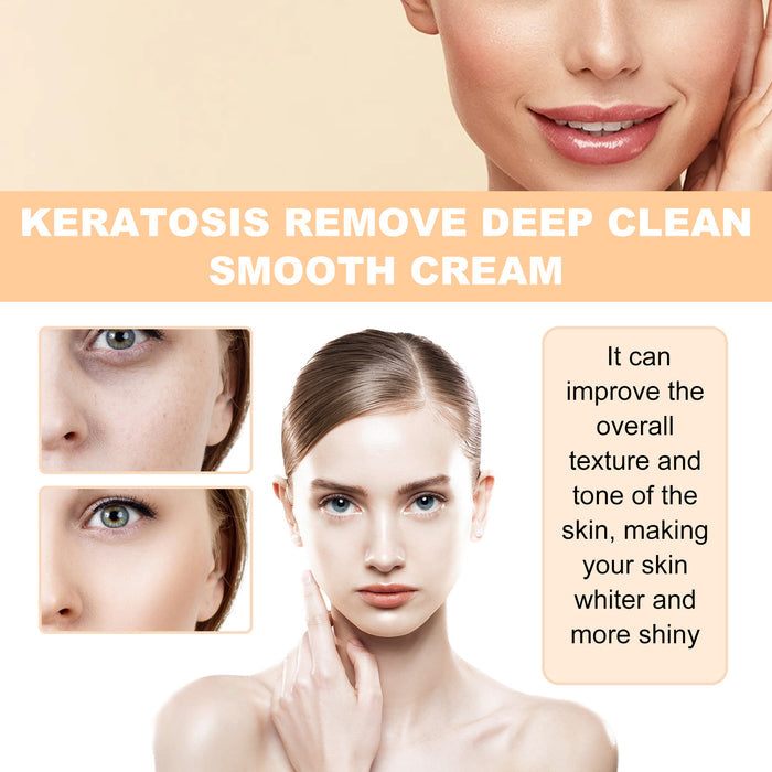Crème nettoyante profonde pour peau acneique, hydrate et nettoie les pores, élimine le cutin, texture lisse et fraîche.