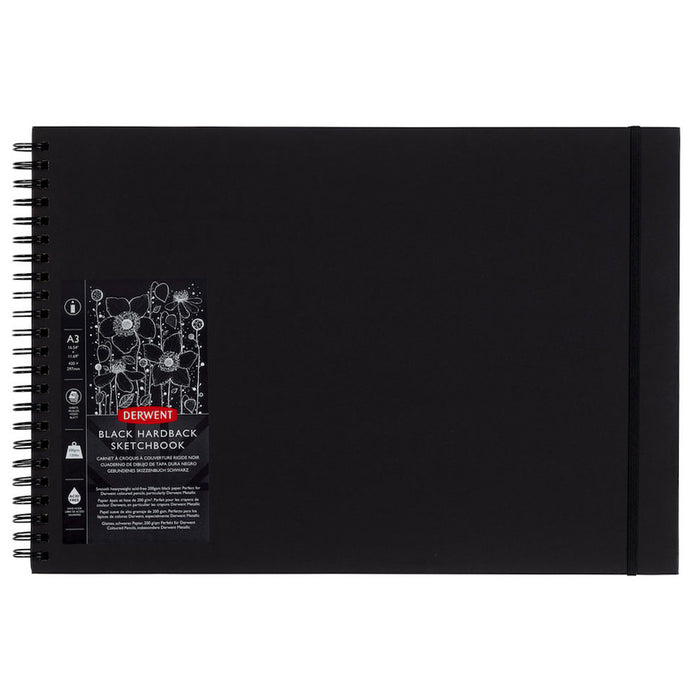 Derwent Black Book Sketchbook A3 Landscape by Derwent at Cult Pens