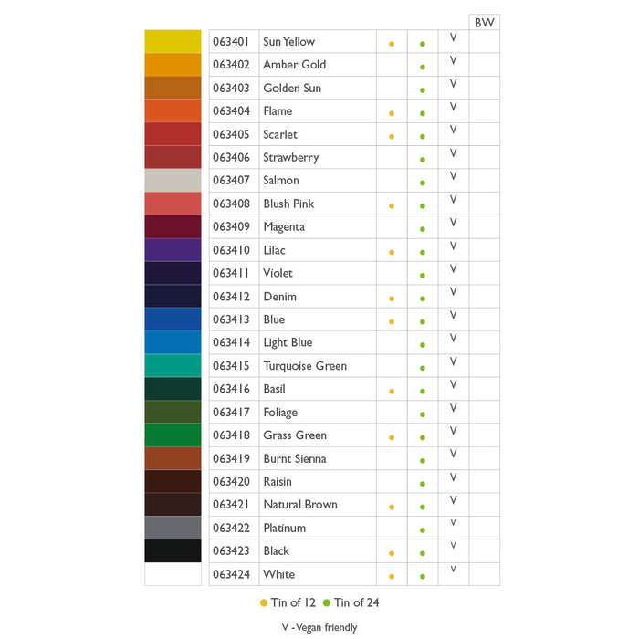 Derwent Chromaflow Coloured Pencils Tin of 24 by Derwent at Cult Pens
