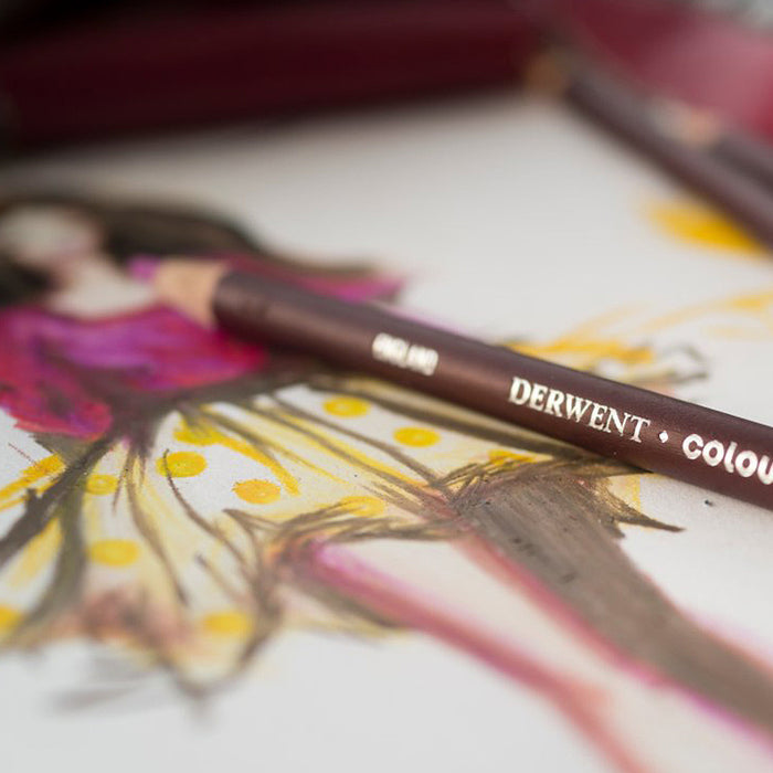 Derwent Coloursoft Coloured Pencil Tin of 24 by Derwent at Cult Pens
