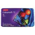Derwent Coloursoft Coloured Pencil Tin of 72 by Derwent at Cult Pens