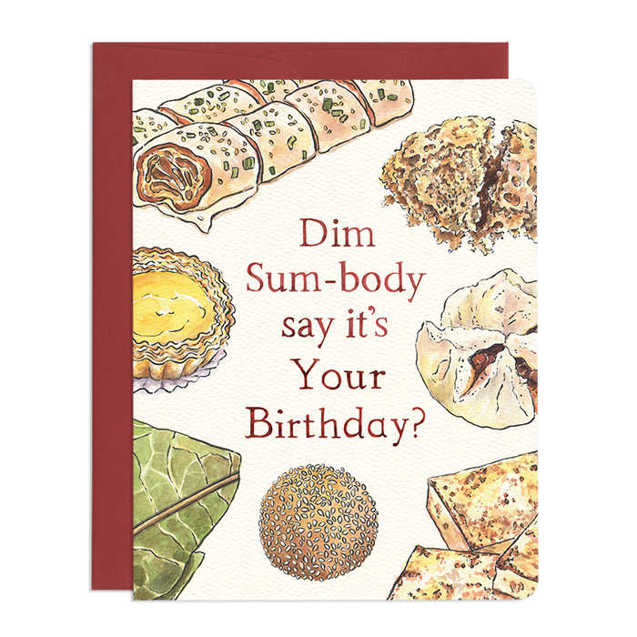 Dim Sum Birthday Card