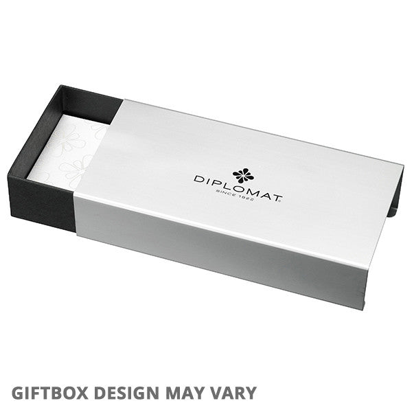 Diplomat Excellence A2 Green Rollerball Pen Chrome Trim by Diplomat at Cult Pens