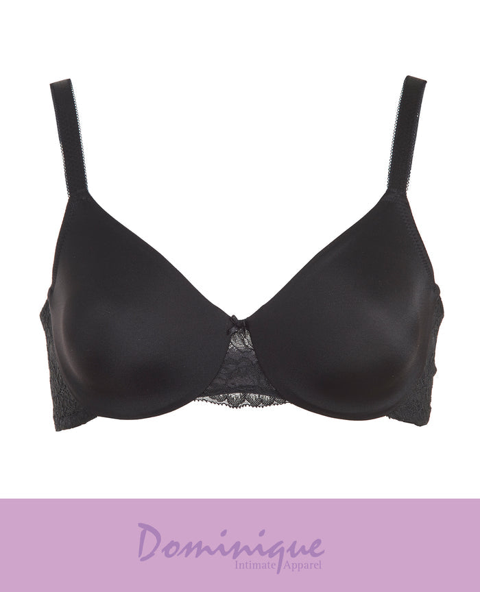 Dominique 7309 Lena Everyday Lace Minimizer Bra Black