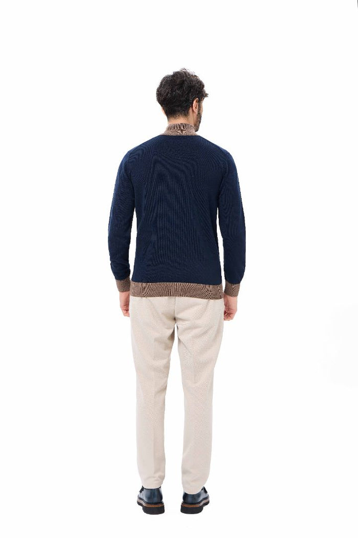 Double Full Zip Sweater
