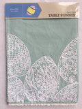 Easter Embroidered Eggs Table Runner