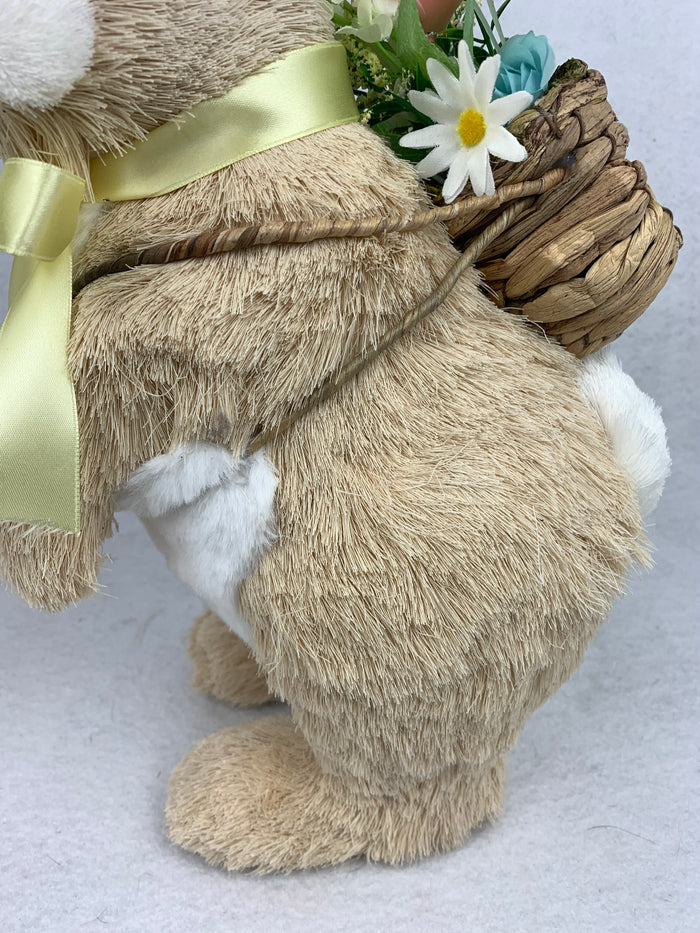 Easter Large Bunny Carrying Backpack with Flowers