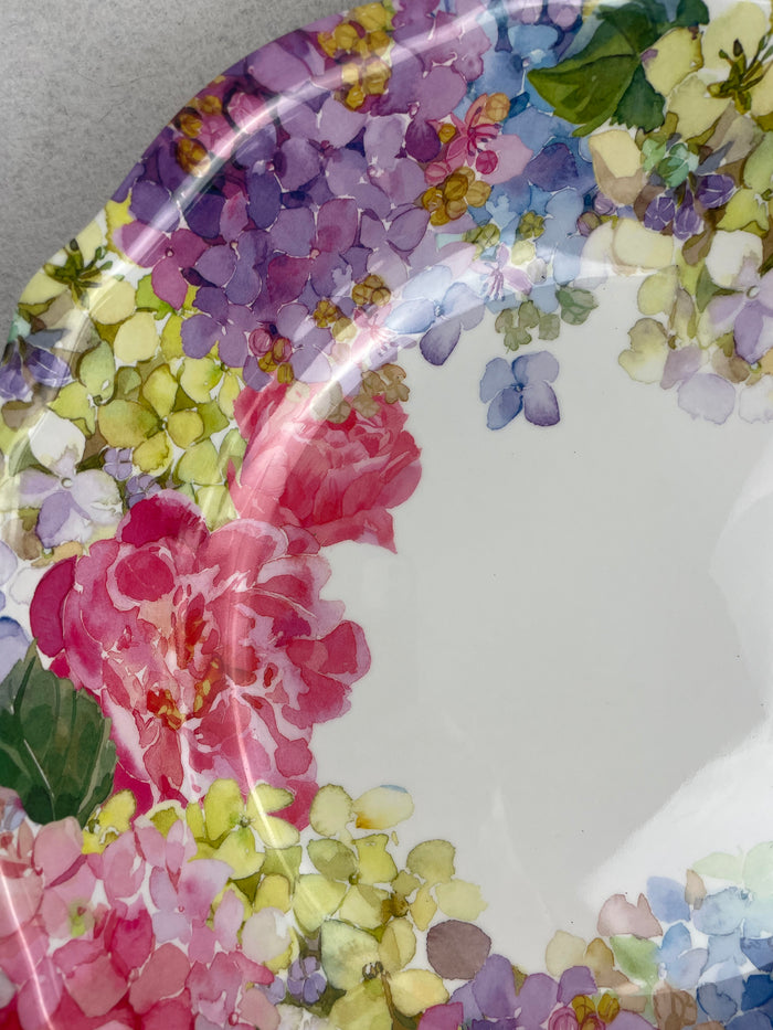Easter Spring Flower Garden Melamine Large Bowl