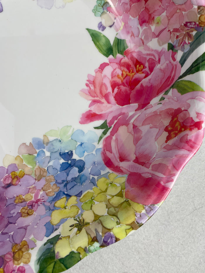 Easter Spring Flower Garden Melamine Large Bowl