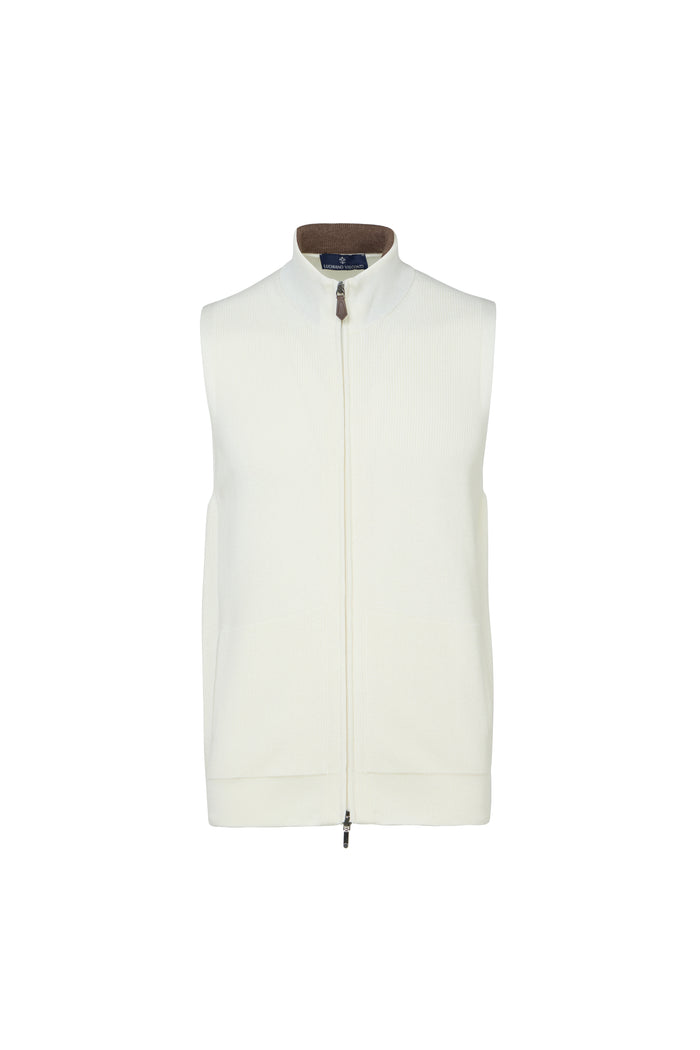 Ecru Sweater Vest