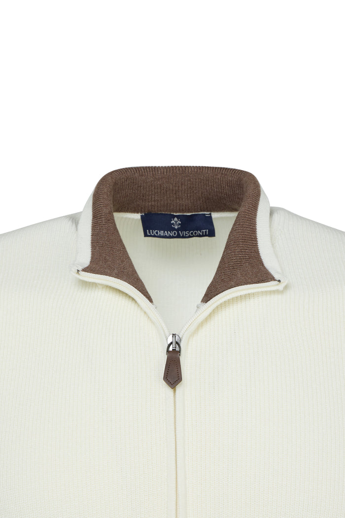 Ecru Sweater Vest